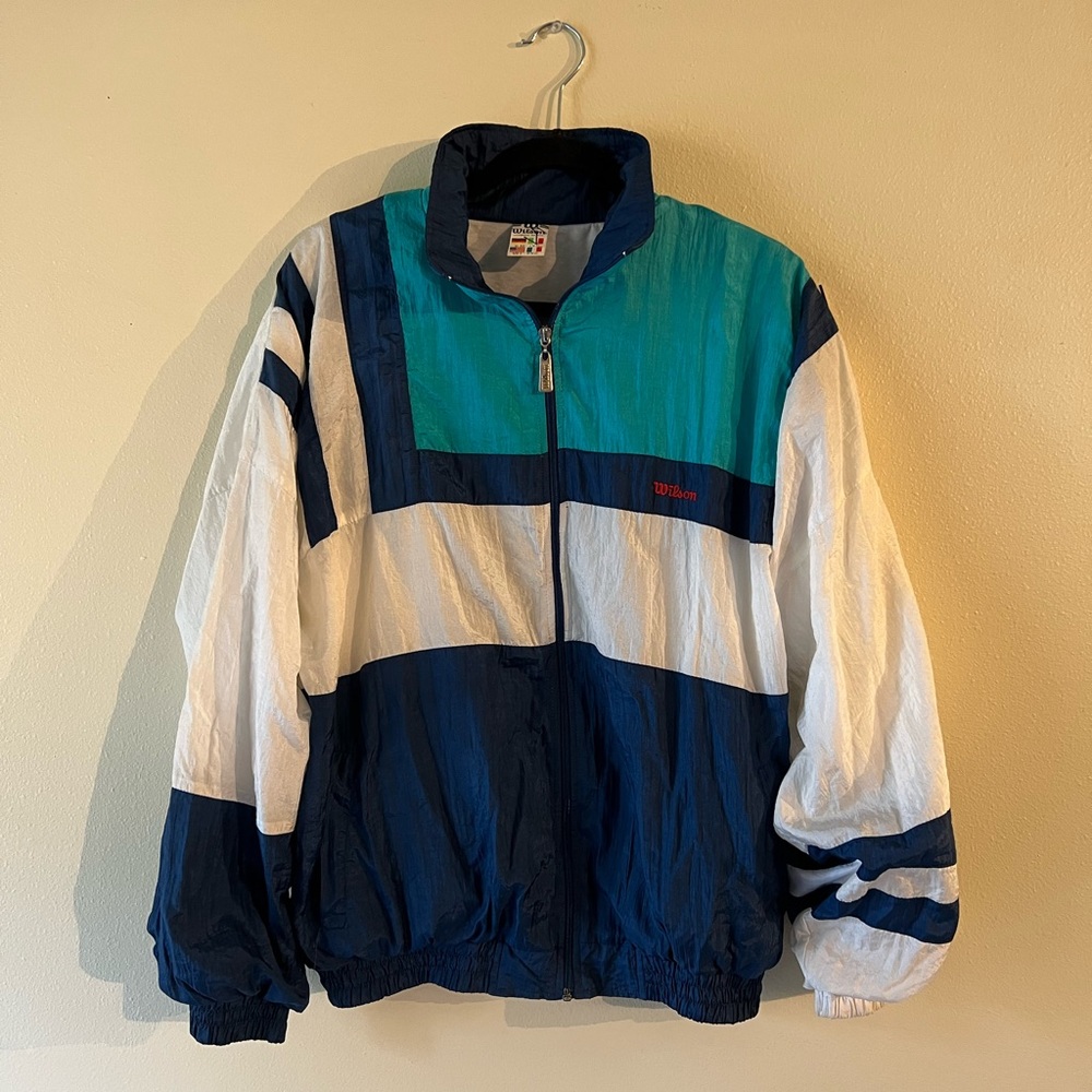vintage wilson retro windbreaker
